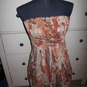 American Rag Tube top dress mixed camo color